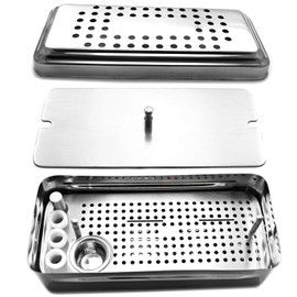 MEDSPO Professional Dental PRF Box | PRF GRF Cassette | Relleno Luxating | Extracción quirúrgica de raíces | Almacenamiento de instrumentos de periodótomos osteótomos (PRF GRF BOX)