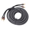 Car Audio Signal Cable Adapter 4.5m/180in Black PVC Plastic Layer