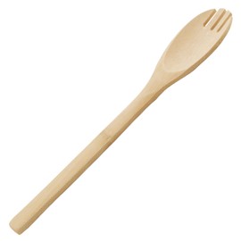 Bamboo Serving/Cooking Utensils - B16 - Cooking Spoon with Teeth - 5 Pieces
