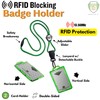 Specialist ID Heavy Duty Lanyard and Identity Stronghold 2-Card RFID