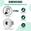 BAIRBRE Funny Golf Ball Marker with Magnetic Hat Clip,Alignment Ball