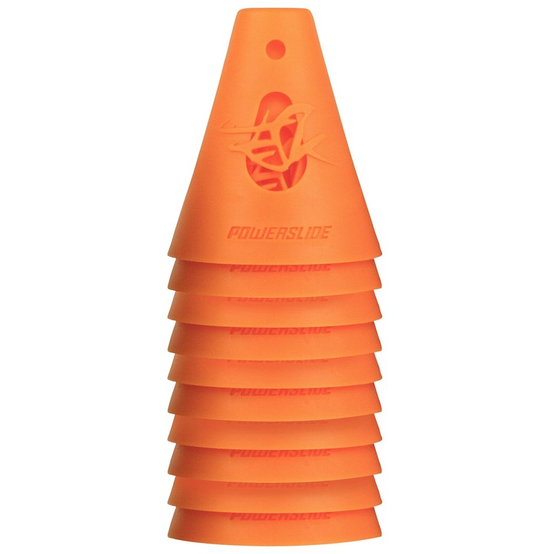 Powerslide Cone Cones 10-Pack, Orange, 70x80mm, 908009