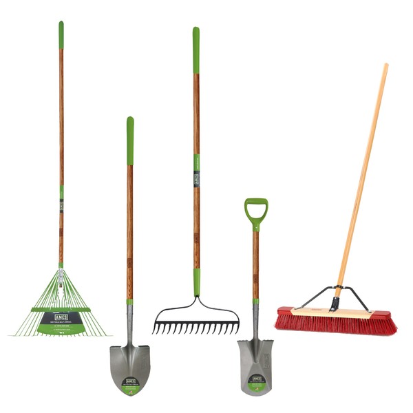 AMES AMES 5-pc. New Homeowner Long Handle Tool Kit with