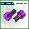 Motoforti Motorcycle Handlebar End Plug Aluminum Alloy 7/8" 22mm 30mm