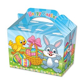 10 Happy Easter,Bunny,Chick,Egg,Basket, Food, Loot, Lunch,Prize Box Gift