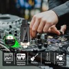 UHF Wireless XLR Transmitter and Receiver with 48V Phantom Power,Rechargeable