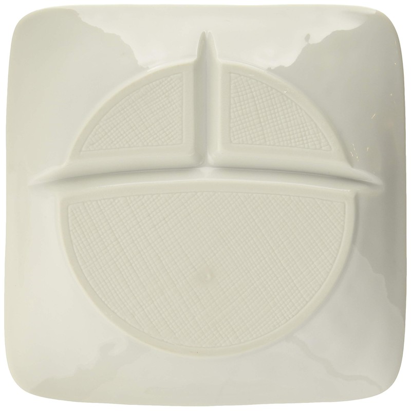 Mino Ware Square Lunch Plate Clover 131470