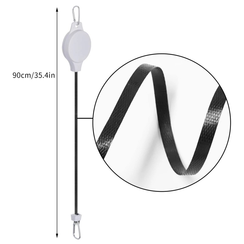 Haakong 6 Pcs Retractable Plant Hanger, Easy Reach Plant Pulley