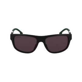 Lacoste Men's Sunglasses L6042S 002 Matte Black/Grey 55/17/145, 002 Matte Black/Grey