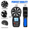 AIOMEST Handheld Wind Speed Meter Anemometer, Digtial Air Flow Tester