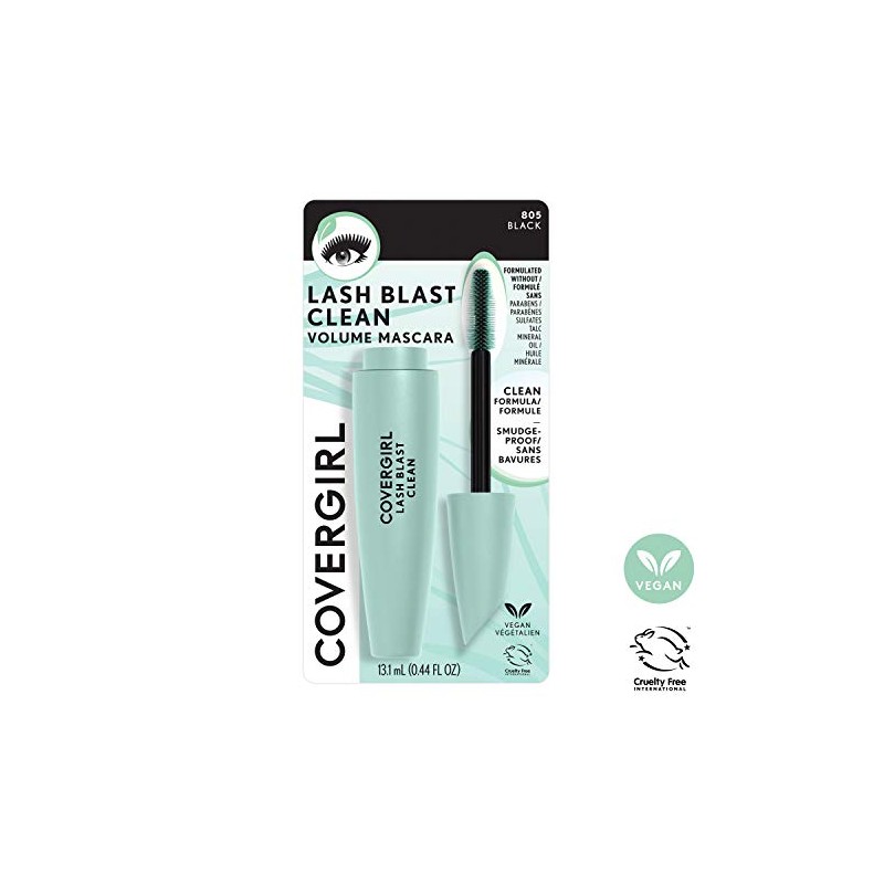 Pack of 2 CoverGirl Lash Blast Clean Volume Mascara, Black