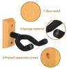 Pack of 4 Guitar Holders, Wall Mounted U-Shaped Guitar Stand,