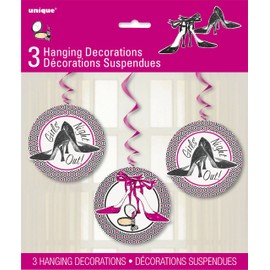 Bachelorette - Servilletas de cóctel, ondas colgantes, Multicolor, 32", 1