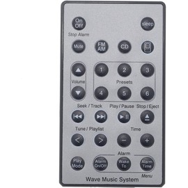 New Replacement Remote Control for Bose Acoustic Wave Radio CD Music System AWR1B4 AWRC-2G AWRC-3P 5-CD Multi Disc Player