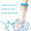 Tideshake 100% Waterproof Cast Covers for Shower Arm Adult, Reusable