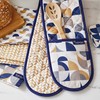 Cooksmart Double Oven Glove, Bauhaus Geo