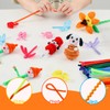 200 Pieces Pipe Cleaners Chenille Stem Set for DIY Arts