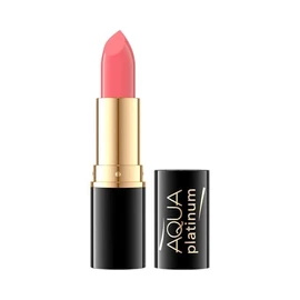 Eveline Cosmetics Aqua Platinum Lipstick with Vitamin C & E - No. 488, Innovative Formula for Deep Colour and Long-Lasting Shine