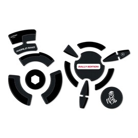 labelbike - 3D Resin Sticker Kit Decorations and Protections for Motorcycle Carter Compatible with Yamaha Tenere 700 Rally Edition from 2022