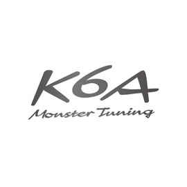 MONSTER SPORT K6A MONSTER Tuning Sticker Gunmetal Small 7.9 x 3.3 inches (200 x 85 mm) 896123-0000M