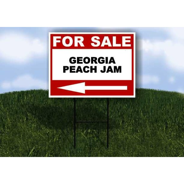 GEORGIA PEACH JAM For Sale White Red Black Left Arrow