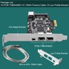 LinksTek 4-Ports PCIE 1394A Firewire 400 Card for Windows OS