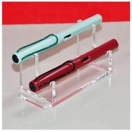 SKTMH Pen Holder, Acrylic, Pen Holder, Transparent, Stylish, Interior, Miscellaneous Goods, Fountain Pen, Pencil, Ballpoint Pen, Can Hold 2 Pens, Easy to Use, Portable, Convenient, Stationery Storage,