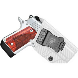 Amberide IWB & OWB KYDEX Holster Fit: Kimber Micro 9mm Pistol, Inside Waistband Concealed Carry, Adjustable Cant & 'Posi-Click' Retention, USA Made by Amberide