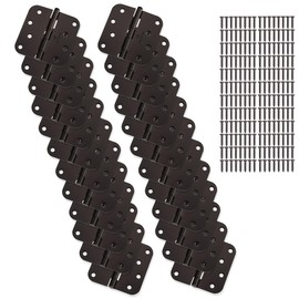 Cauldham (24 Pack) Heavy-Duty 4" Interior Door Hinges with 5/8" Radius Corners - Oil Rubbed Bronze