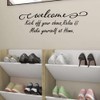 Welcome Please Remove Your Shoes Relax and Make Yourself at