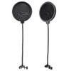 Shield Mic Filter, Gooseneck Noise Reducing Microphone Pop Filter, Protective