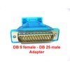 Monoprice USB 2.0 to RS-232 DB-9 Male and DB-25 Male