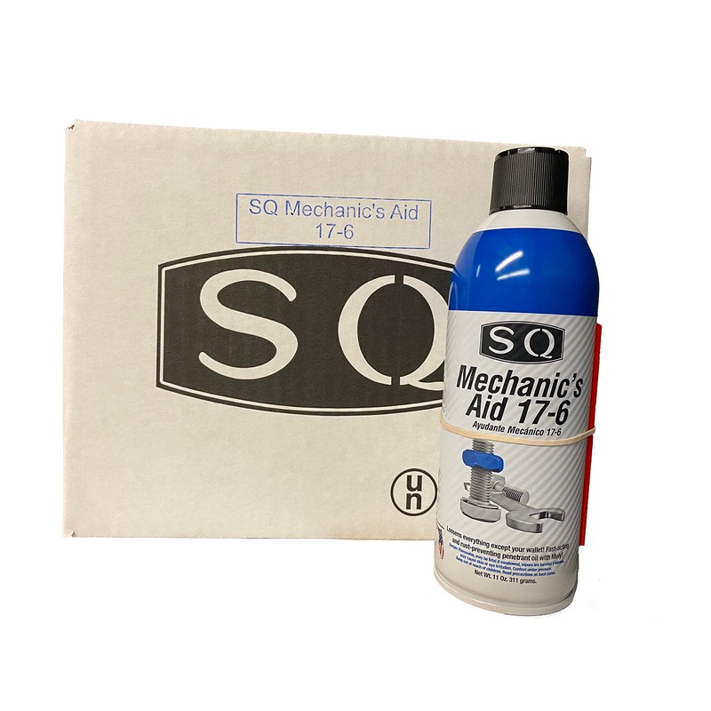 SQ Penetrating Catalyst Oil 17-6 Mechanic's Aid, 12 Pack, 11