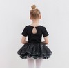Girls Tutu Skirt 4 Layered Tulle Sparkly Ballet Skirt Sequines