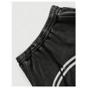 SOLY HUX Men's Side Striped Sweatpants Drawstring Waist Zipper Baggy