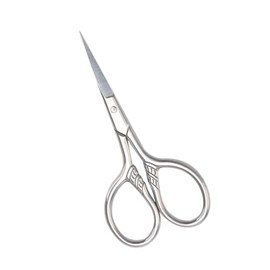 Men's Nose Hair Scissors 2-Piece Set Sharp Pointed Trimming Scissors for Home Use Suitable for Facial Hair