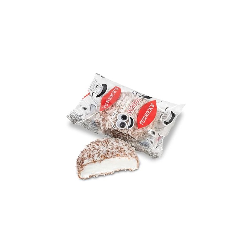 TUNNOCK'S Snowballs - Coconut Covered Marshmallows 4 Pack 120g (4.2