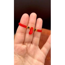 Trend Baby Size Red String Bracelet Adjustable Azabache Red Hand Good luck Macrame