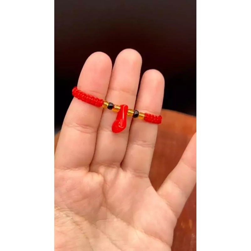 Trend Baby Size Red String Bracelet Adjustable Azabache Red Hand