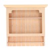Dollhouse Cabinet Miniature Model Fine Workmanship Composite Wood Miniature Display