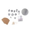 127pcs Polymer Clay Cutters Set Stainless Steel DIY Handcraft Polymer