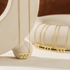 MYDIY Angel Number Necklace 18K Gold Plated Dainty 111 222