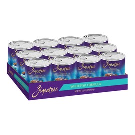 Zignature Whitefish Formula Wet Dog Food 13oz, case of 12