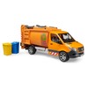 Bruder 02682 MB Sprinter Garbage Service w Garbage cans