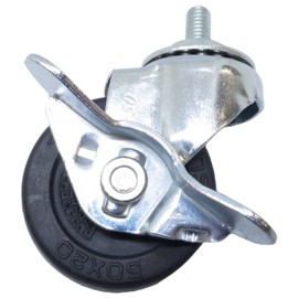 SUS (esuyuuesu) φ 50 Castors M8 with Brake (Old: SFA – 702 GFN – 620 4 Pack