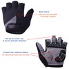 SCAVOR Padded Fingerless Mountain Biking Mesh Gloves - for Men