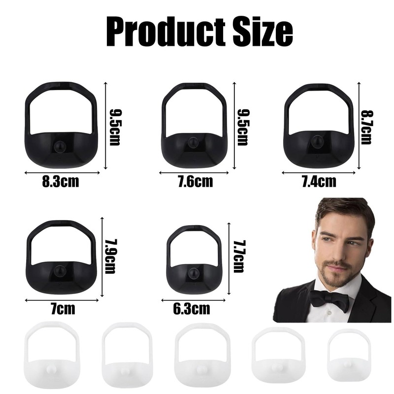 Goatee Men's Beard Stencil, 5 Different Sizes, Beard Stencil for