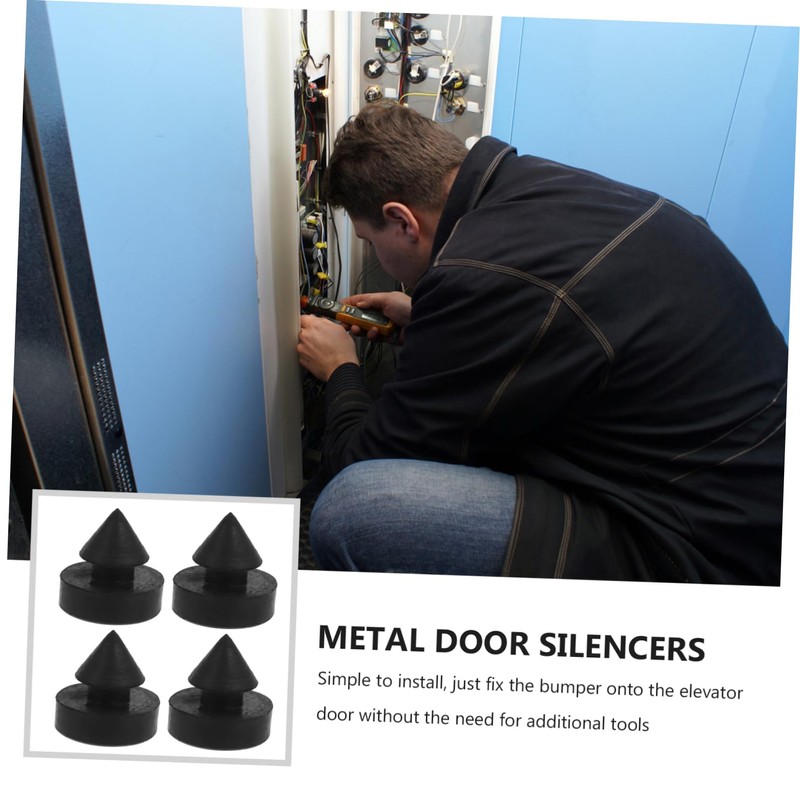ULTECHNOVO 20pcs Heavy Duty Rubber Door Stopper Bumper Tips Impact