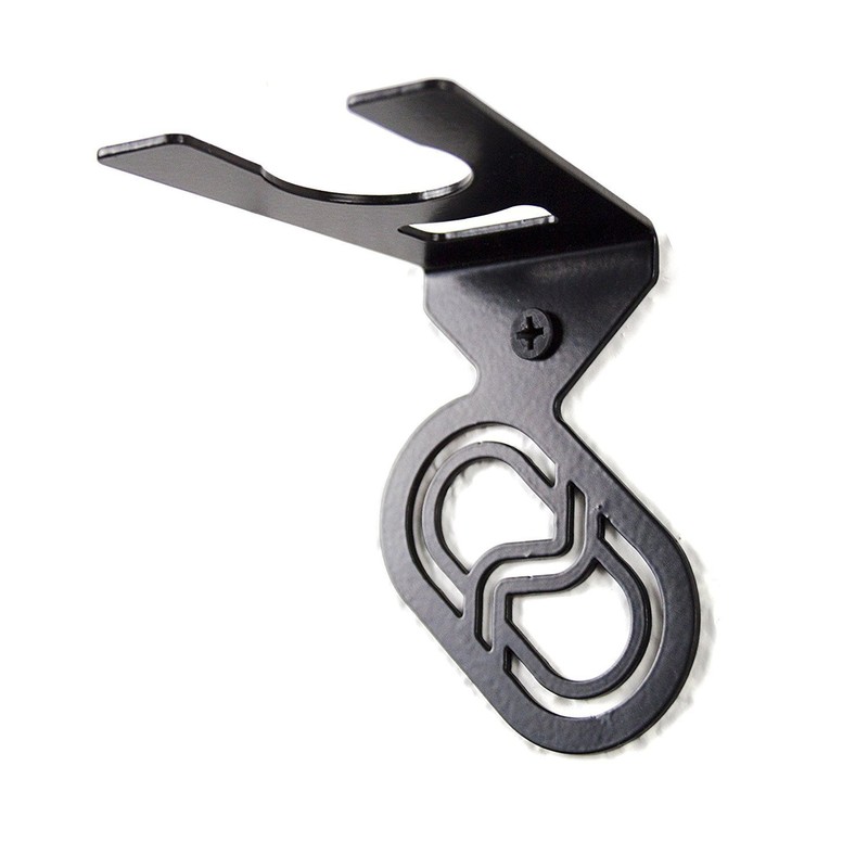 MEOLLO Baseball Bat Holder (100% Steel) (1 x Black)