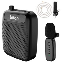 Lefon Portable Speakers Wireless Amplifier 10W Wireless Megaphone Hands Free Microphone Perfect for Events, Meetings, Training, Store Sales and More